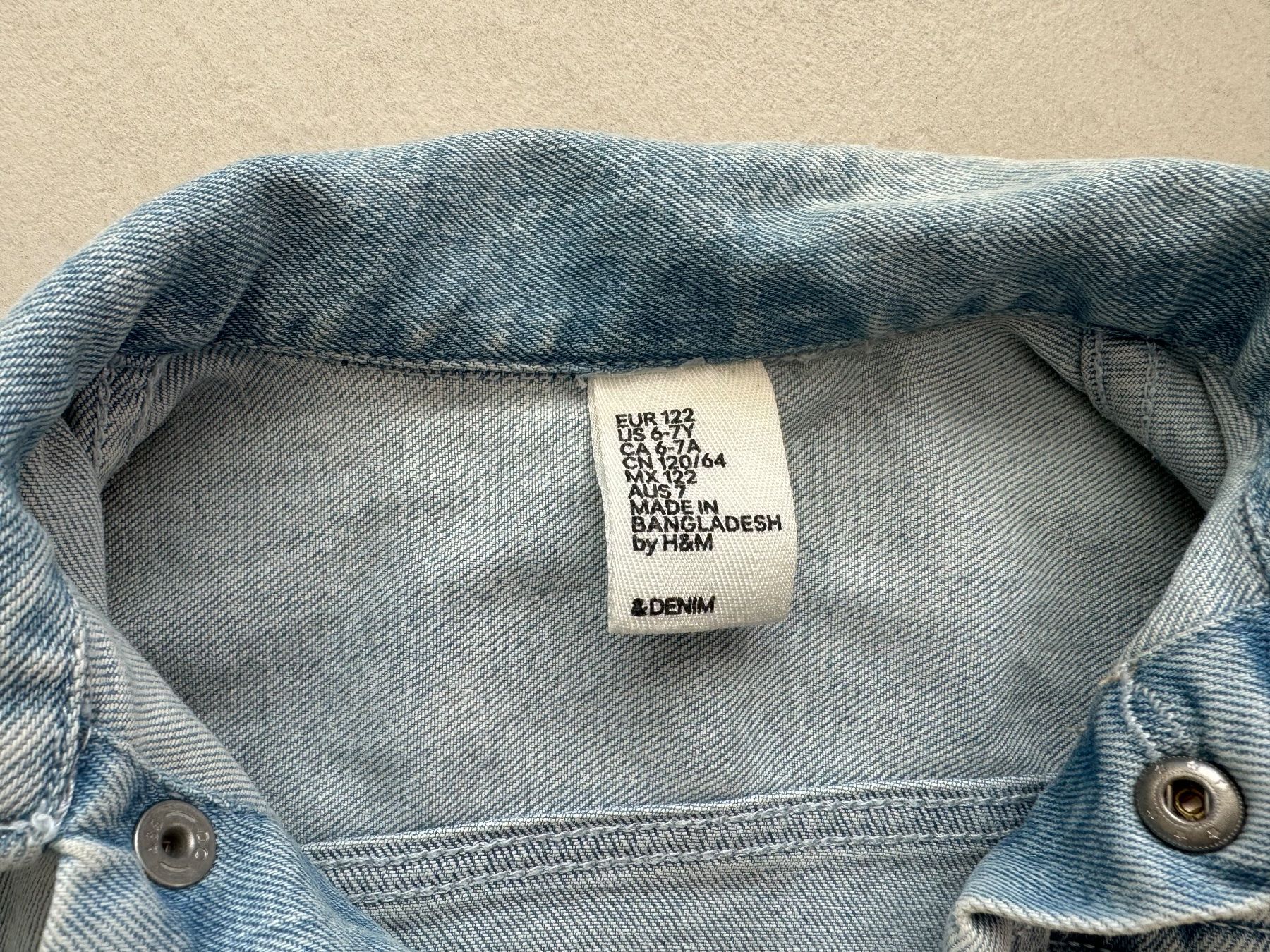 Giacche & Cappotti: Jeansjacke, h&m, 122 – Usato da Siebnen venduto da Nulu12 3