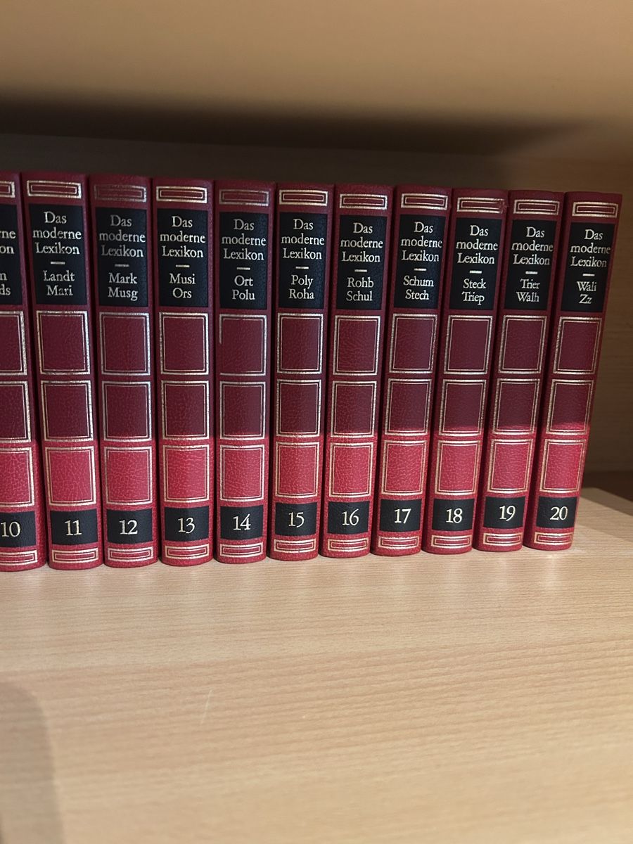 Bücher: Das moderne Lexikon Konversationslexikon 20 Bänder  – Gebraucht aus Hausen AG von tosiba2 1