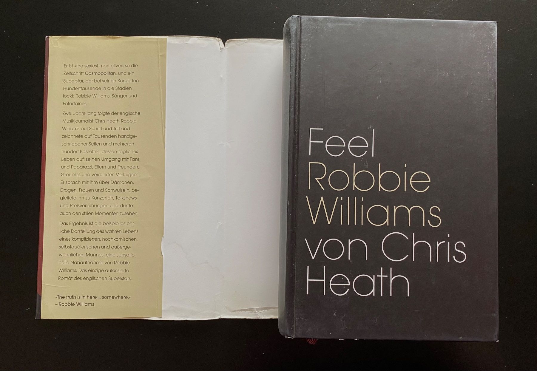 Bücher: Feel / Robbie Williams – Gebraucht aus Nussbaumen AG von schuba2000 1