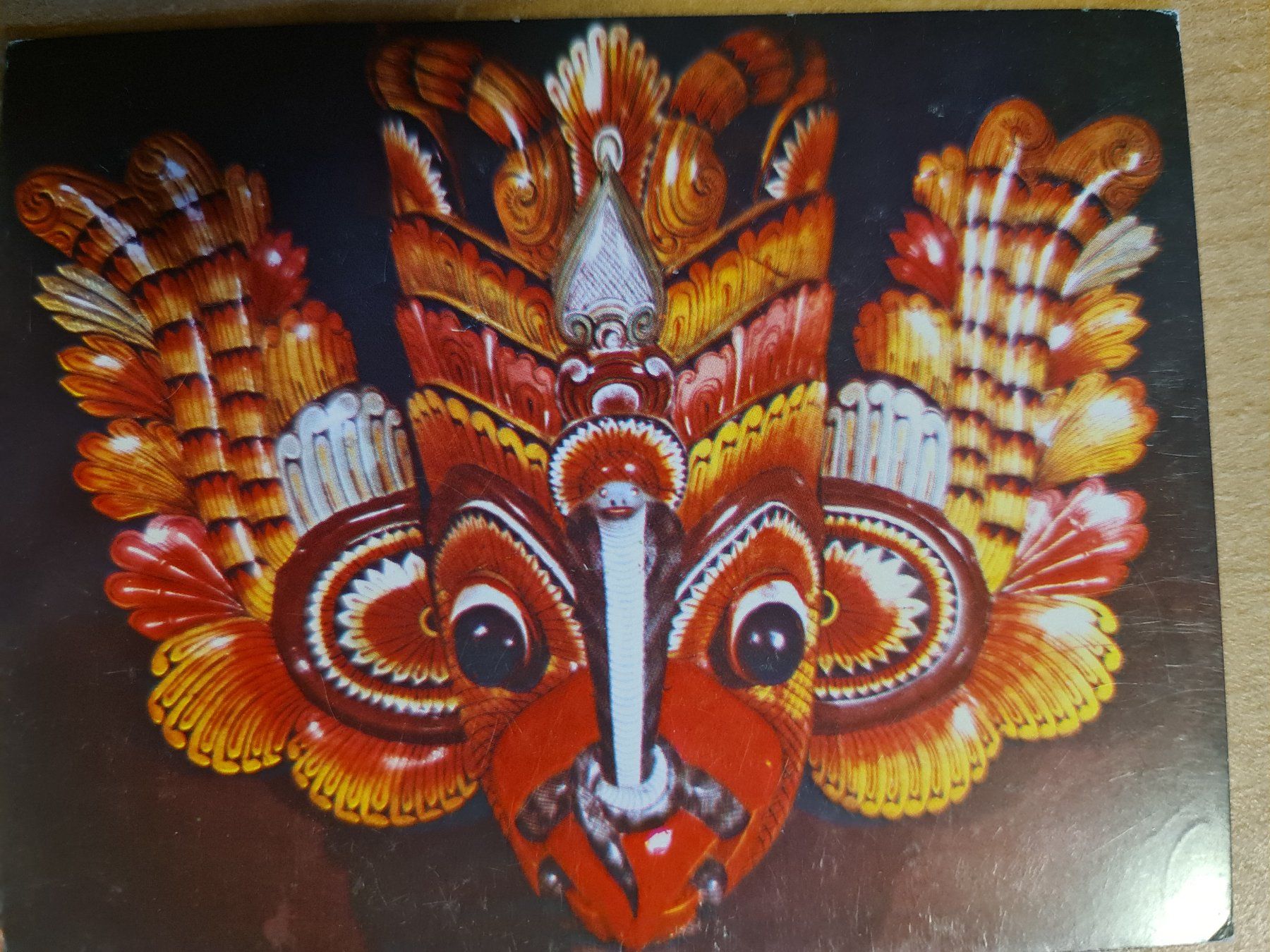 Cartoline postali: Ansichtskarte Maske Garuda Bashka Sri Lanka – Usato da Dintikon venduto da Vexi