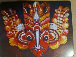 Ansichtskarte Maske Garuda Bashka Sri Lanka