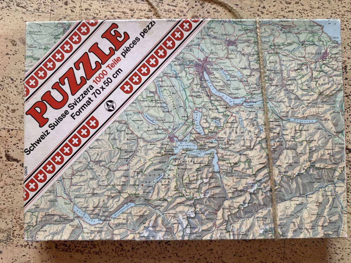 Puzzles: Puzzle Schweiz , 1000 Teile – Gebraucht aus Rickenbach Sulz von pbf9