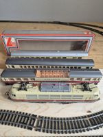 Locomotive électrique LIMA Rheingold + 3 wagons, rare!
