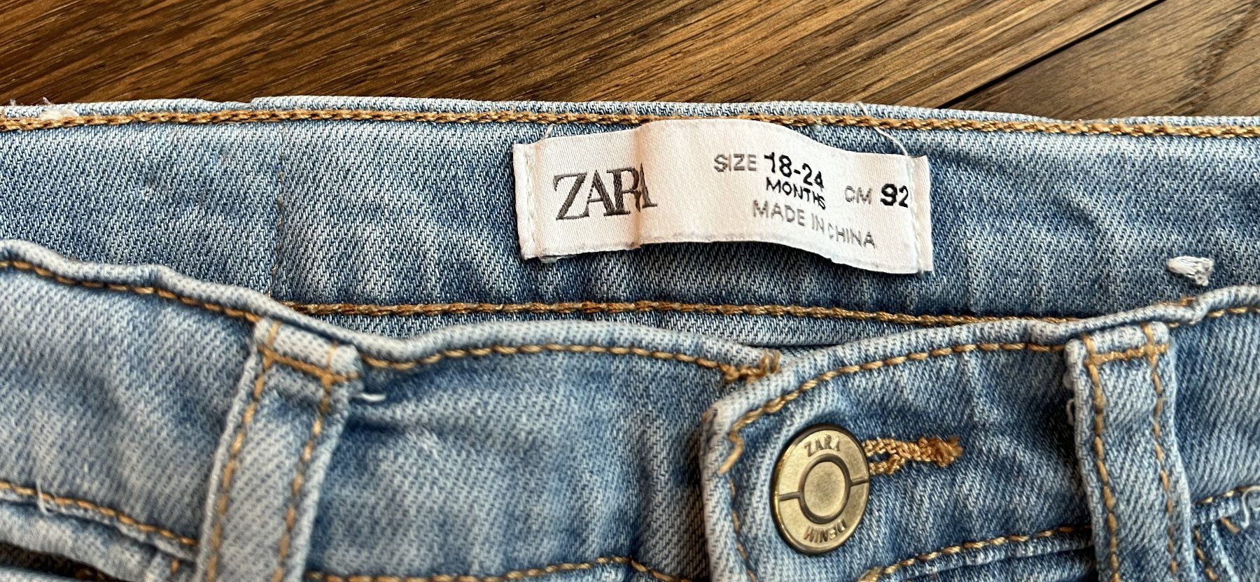 Zara Pantaloni: Jeans Hose Mädchen Gr. 92 Zara – Usato da Affoltern am Albis venduto da Blackrhythm 2