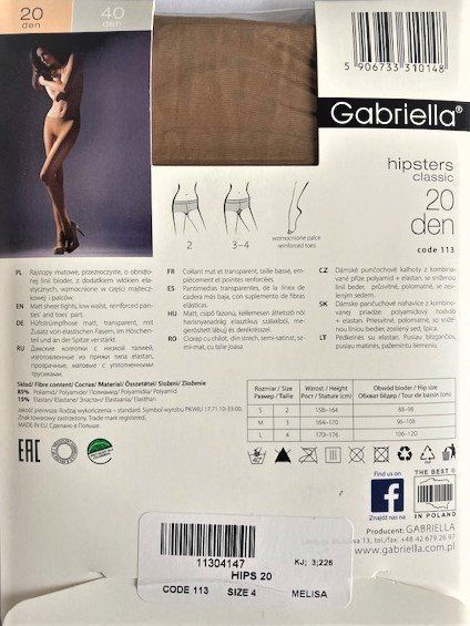 Calze & Collant: Strumpfhose Gabriella hipsters classic – Nuovo e nell'imballaggio originale da Menziken venduto da chianti10 1