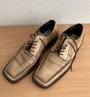 Herrenschuhe von Roberto Santi, Gr. 43, beige