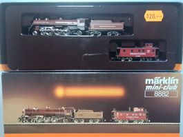 Neu OVP Märklin Z 8882 PRR 5400 Pacific Caboose Set USA
