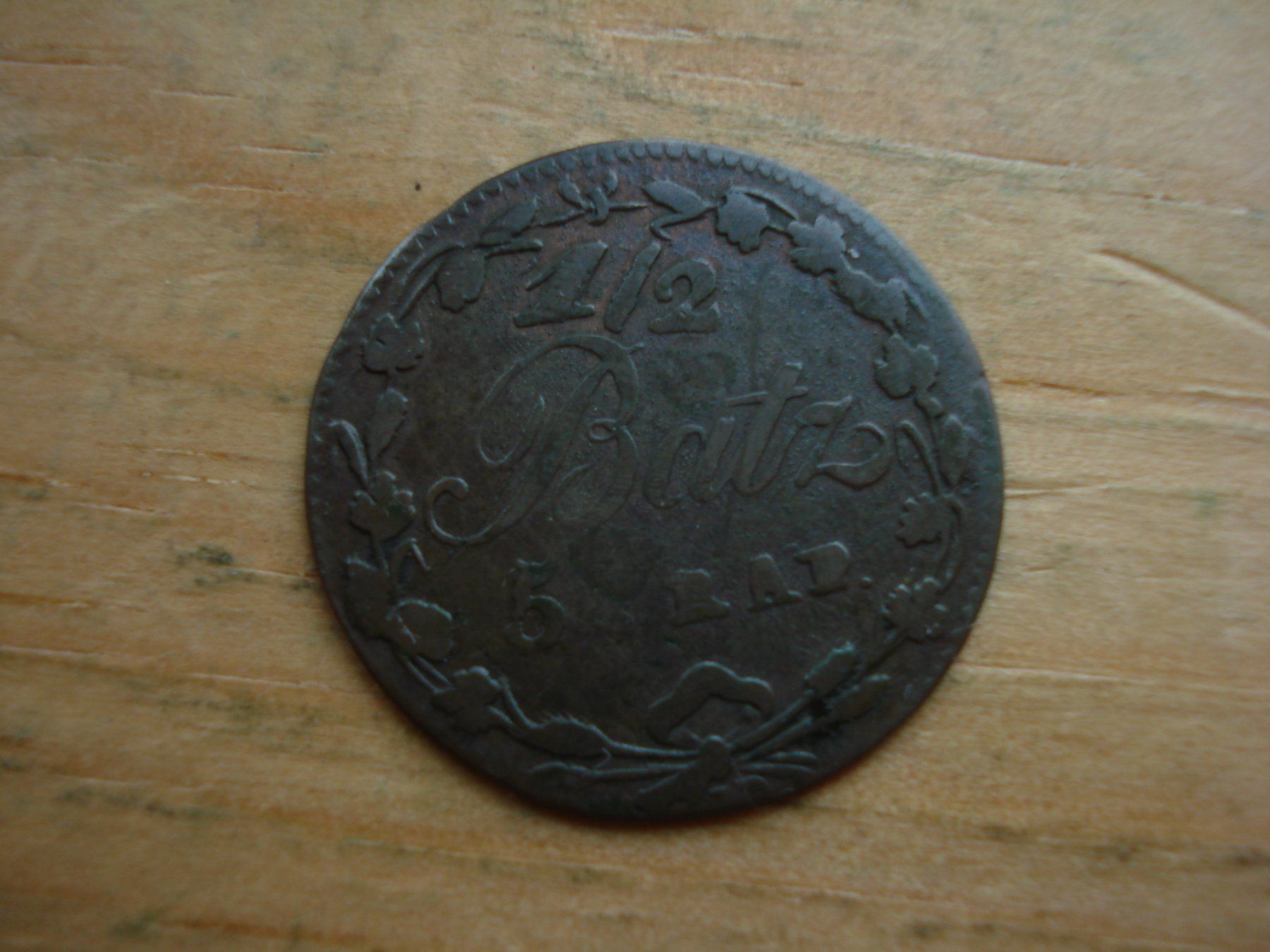 Tutti le monete: (S) Waadt 1/2 Batz 1806 – Usato da Erlach venduto da Net-Coins 1