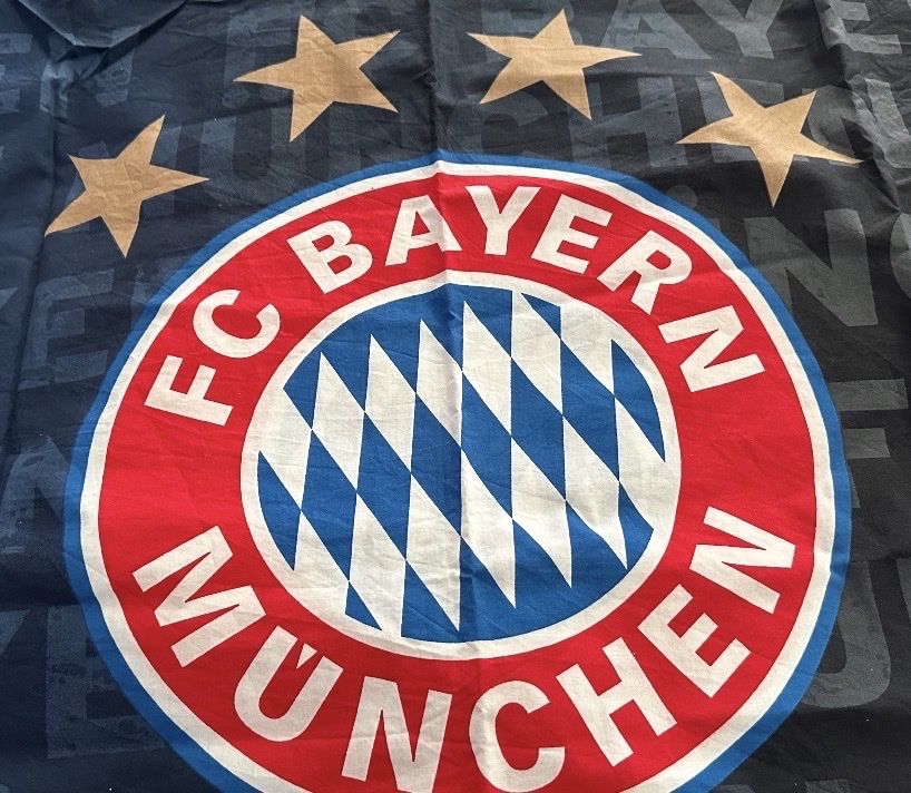 Biancheria da letto: FC Bayern München Bettwäsche mit Sternen – Usato da Krauchthal venduto da Kiddy32
