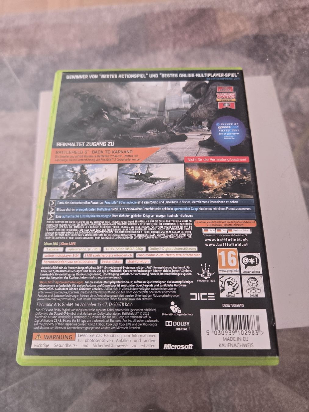 Giochi: Battlefield 3 Xbox 360 – Usato da Bussigny venduto da Kfdlt 1