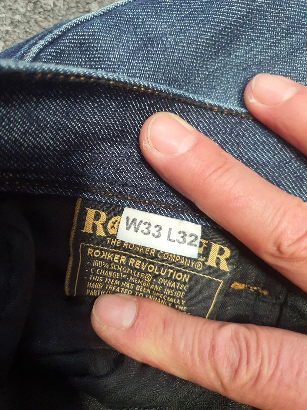 Pantaloni: 2 Herren Motorradhose Rokker – Usato da Holziken venduto da Bigbuddha 3