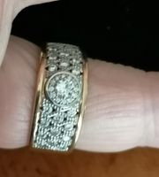 14k Goldring mit 0.75ct Brillanten - Damenring