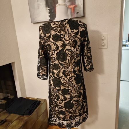 Elegantes Ana Alcazar Kleid Gr. 36 Spitze schwarz