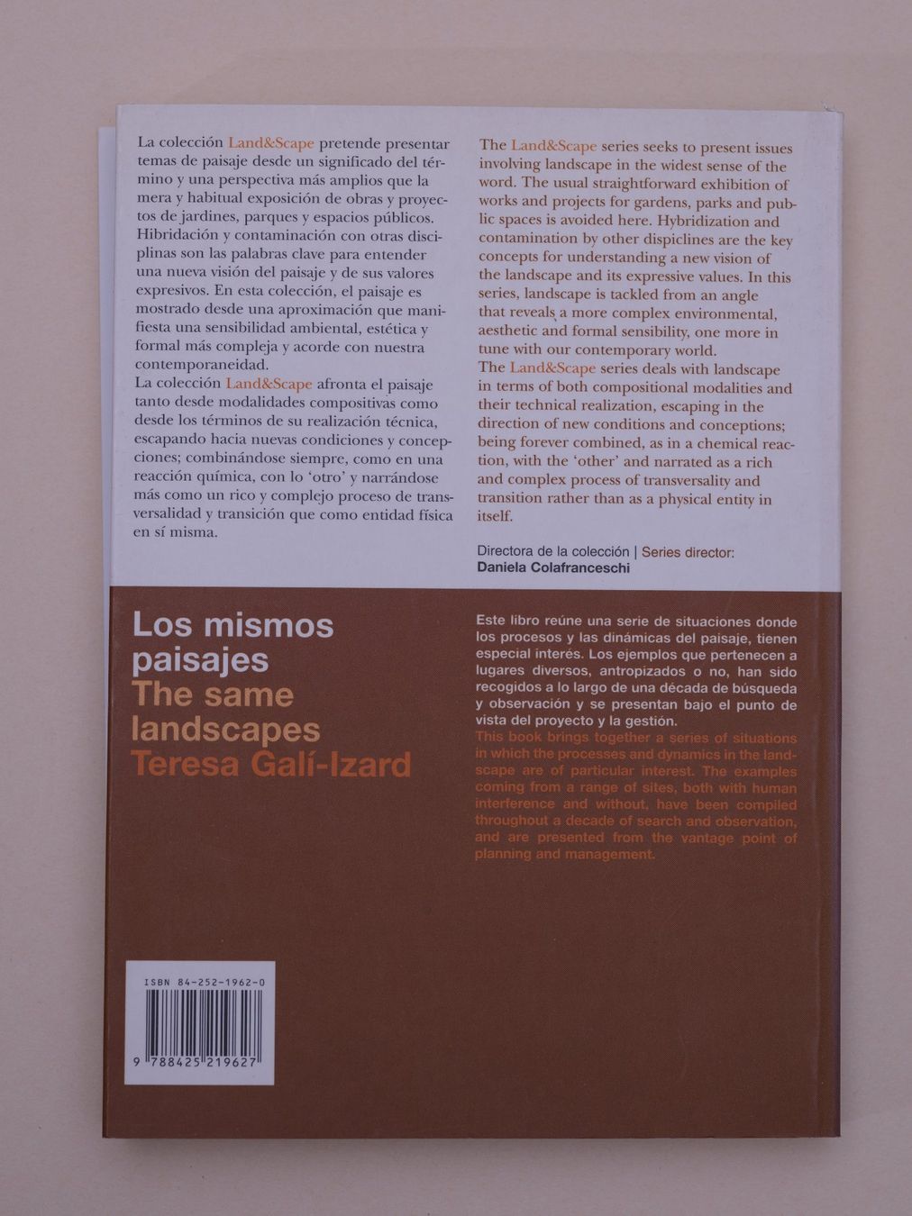 Bücher: "The same landscapes"  Ideas and Interpretations (ES / EN) – Gebraucht aus Zürich von 000rk 1