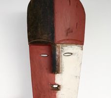 ausdrucksstarke alte Fang Maske Gabun Höhe 59 cm