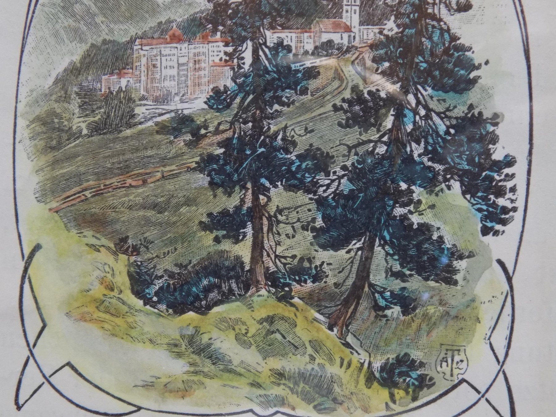Gravures: Blick auf Laret Engadin – D'occasion à Risch par Rischli15 6