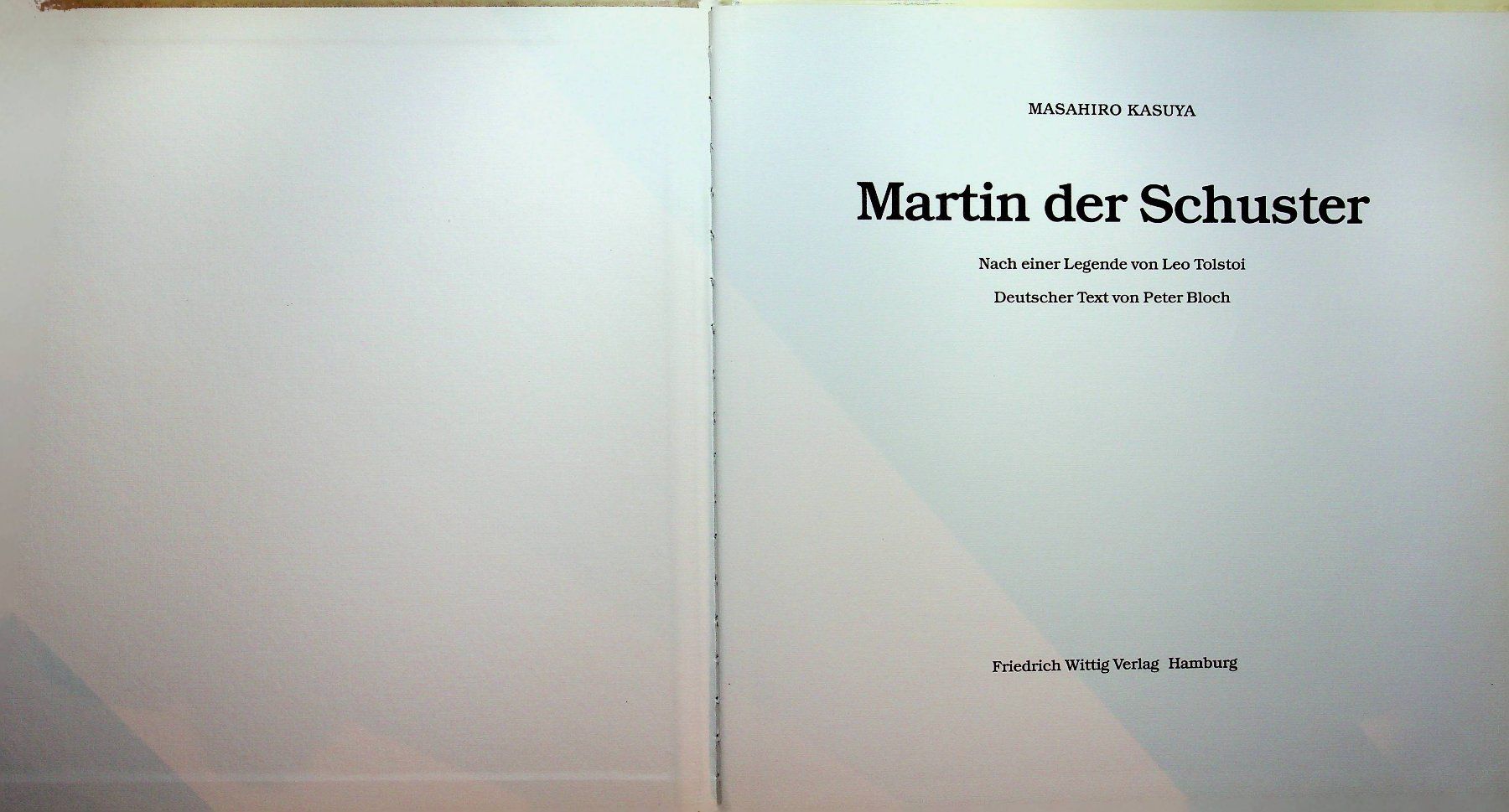 Bücher: Masahiro Kasuya Martin der Schuster – Gebraucht aus Reitnau von Zaomir 1