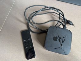 Apple TV mit Fernbedienung – defekt / beschädigt