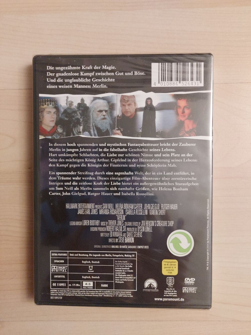 Tutti i DVDs: DVD Merlin - Paramount Collection, Orginalverpackt – Nuovo e nell'imballaggio originale da Kölliken venduto da arwen6 1