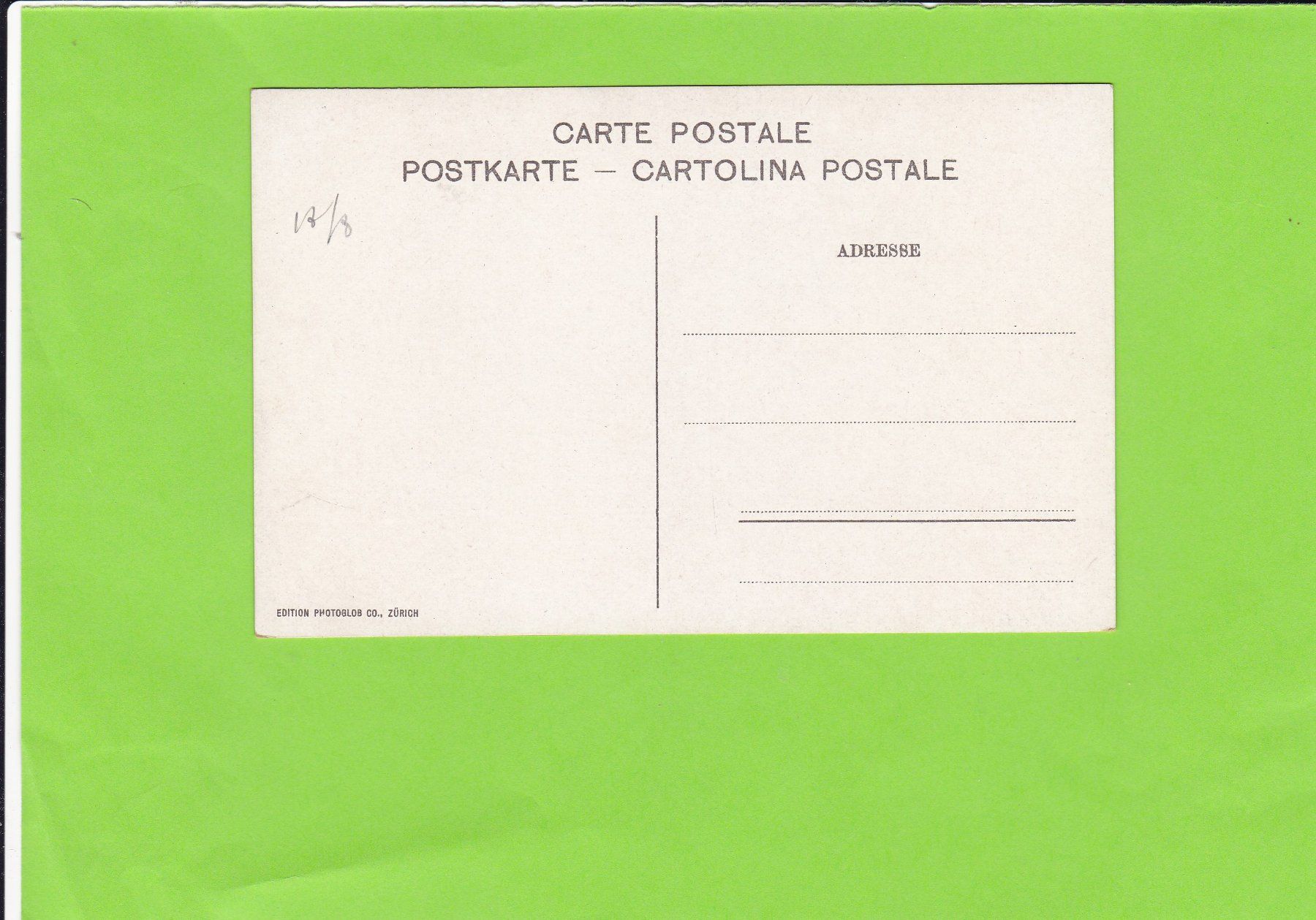 Cartoline postali: Brienz – Usato da St. Peterzell venduto da neckertal 1