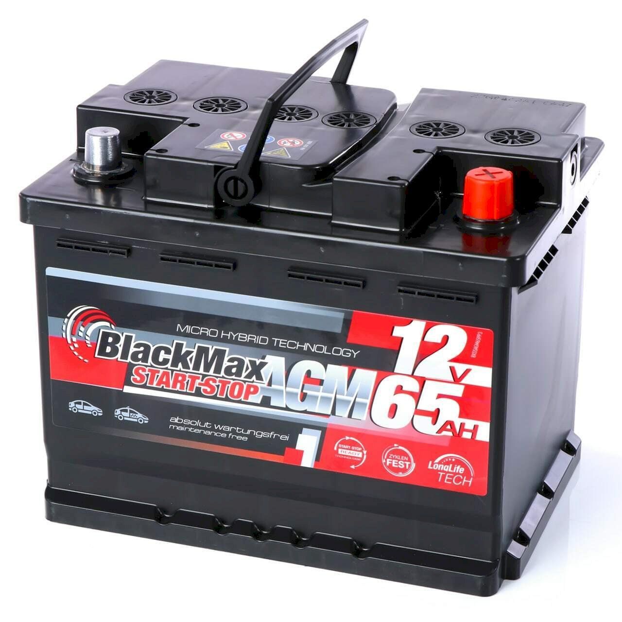 Batterie: BlackMax Start-Stop AGM 12V 65Ah – Nuovo e nell'imballaggio originale da Bottighofen venduto da zaap 1