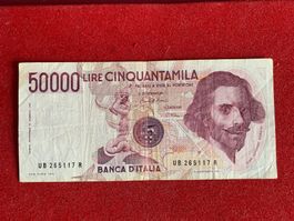 ITALIA- 50'000 Lire 6 Febbraio 1984 Gianlorenzo BERNINI