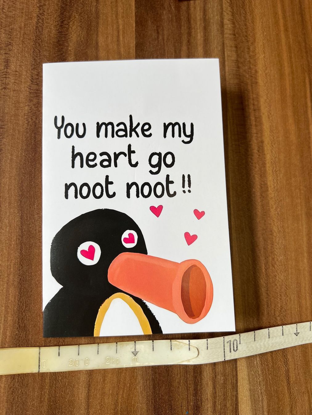 Karten: PINGU LOVE GRUSSKARTE – Neu und originalverpackt aus chiasso von Wulli 1