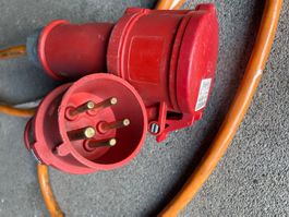 Verlängerungskabel 5 Pol Länge 5,5 m mit Stecker u. Kupplung