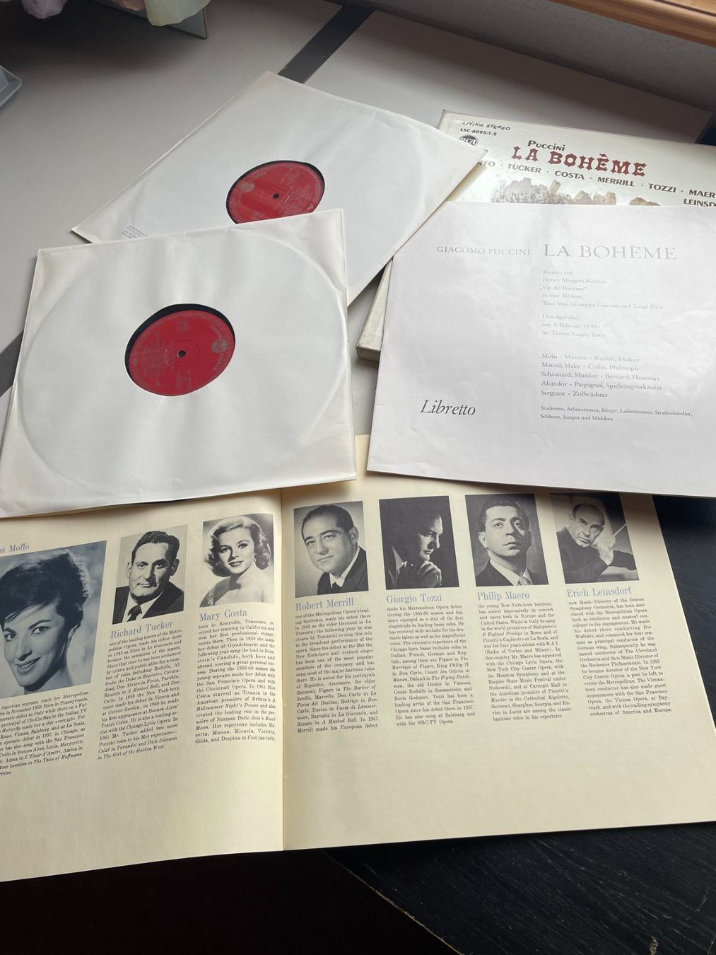 Dischi in vinile: 2 Landspielplatten "La Bohème" – Usato da Appenzell Steinegg venduto da Wurzlers 2