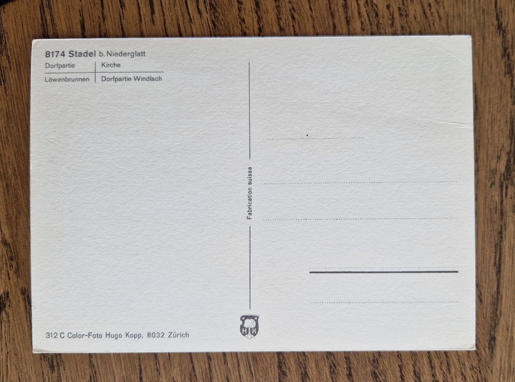 Cartoline postali: Stadel bei Niederglatt – Usato da Ebikon venduto da Donar50 1