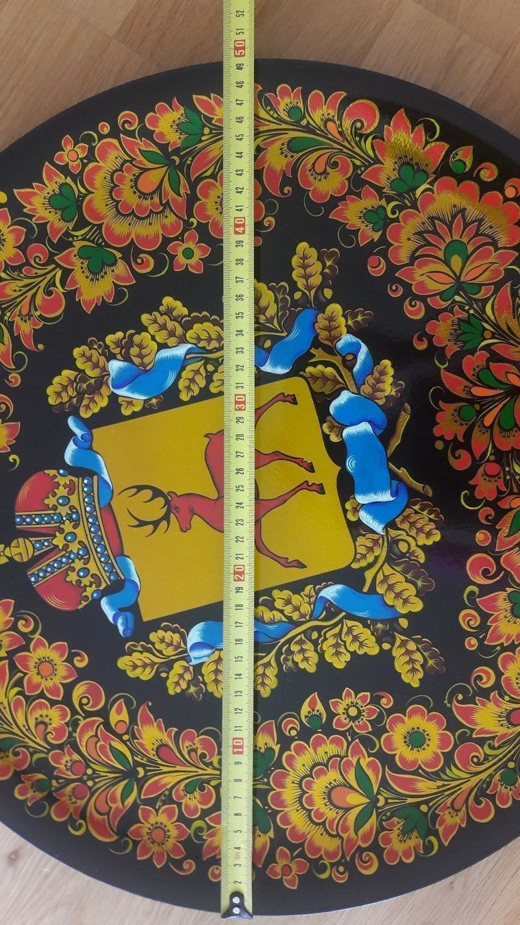 Piatti di portata: Wand Deko Platte Teller Souvenir ca.49cm – Usato da Buchs Sg venduto da Valedi 1