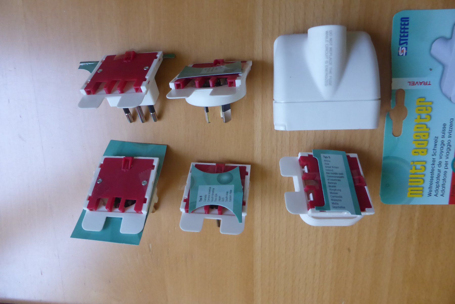 Unità & Adattatore: Multi Adapter Set - Weltreisestecker Schweiz – Nuovo (secondo la descrizione) da Brunnadern venduto da vapiano 1