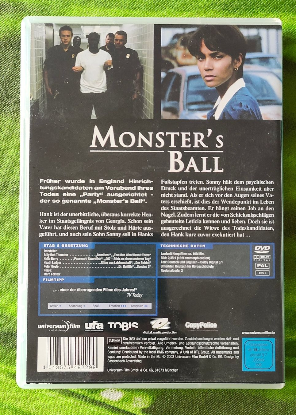 Alle DVDs: DVD Monster`s Ball mit Halle Berry – Gebraucht aus Heerbrugg von sve_p826 1