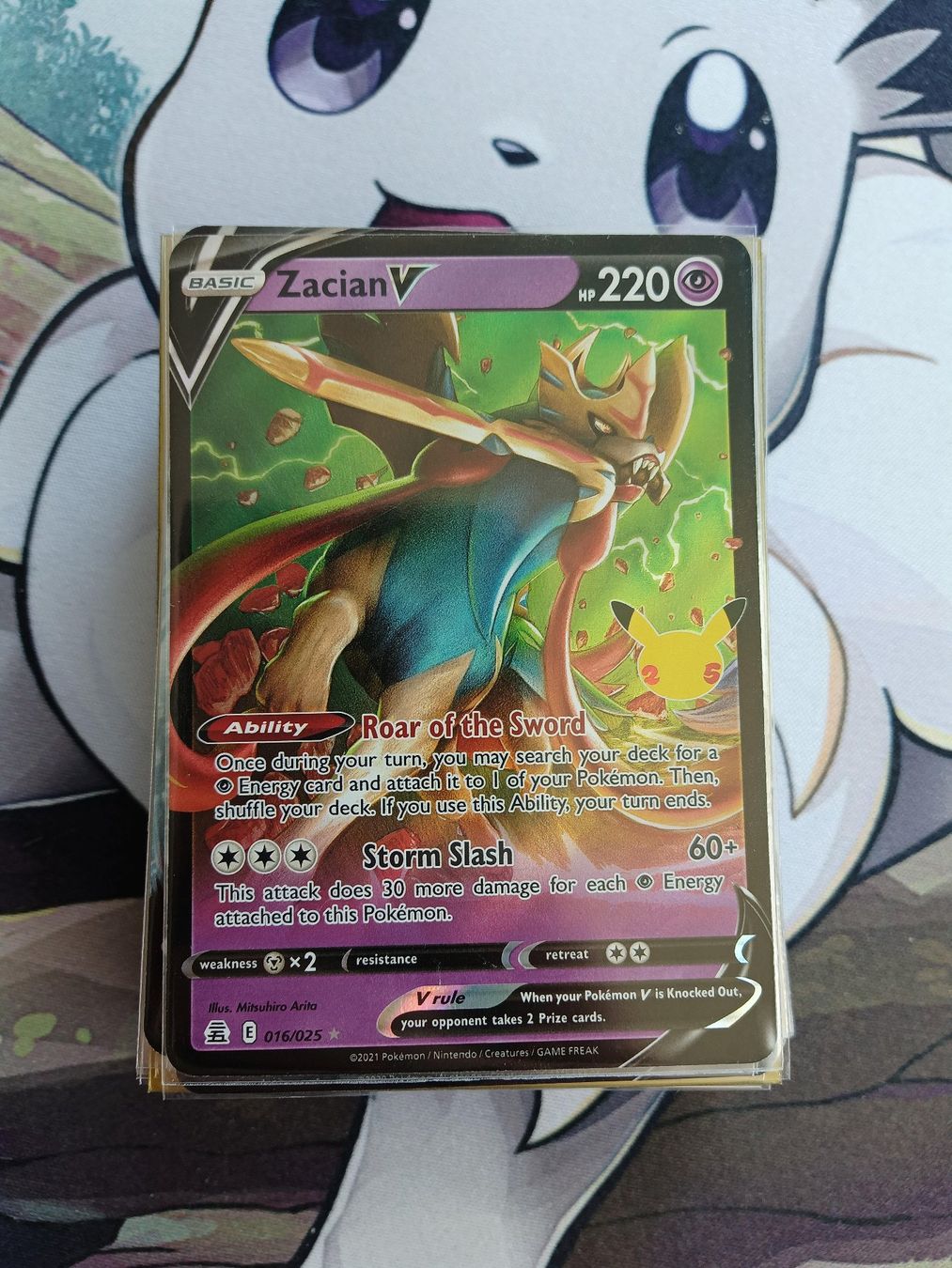 Pokémon Sammelbilder & Trading cards: Zacian V – Gebraucht aus Altstätten SG von GGsGameshop