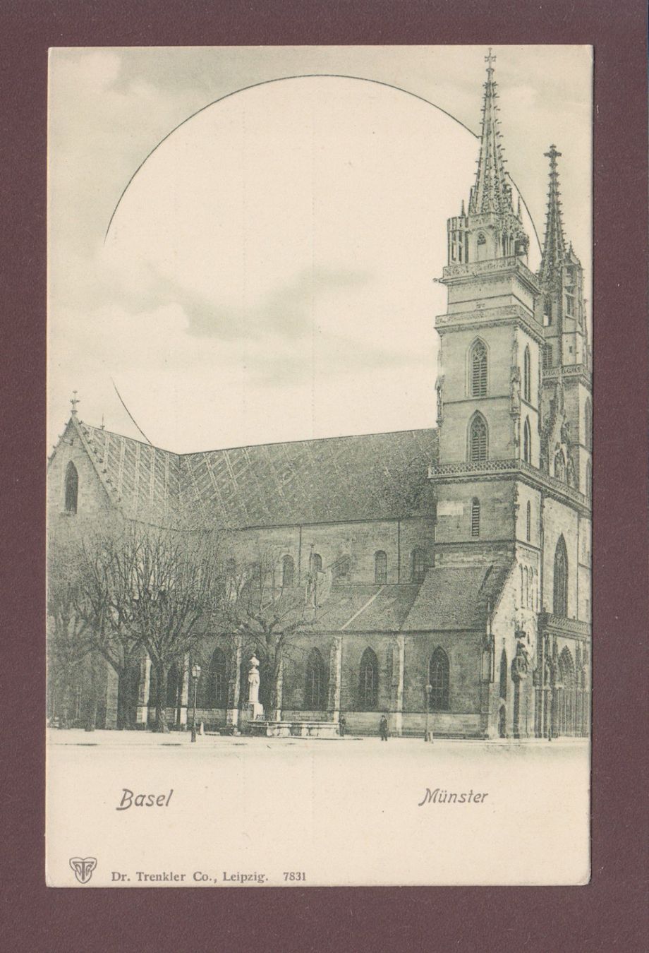 Cartoline postali: BASEL - Münster – Usato da Pully venduto da nicecards