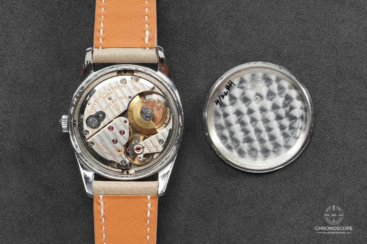 Universal Genève Orologi: Universal Geneve Polerouter Date Reference 204610-4 – Usato da Luzern venduto da ChronoScope6004 7