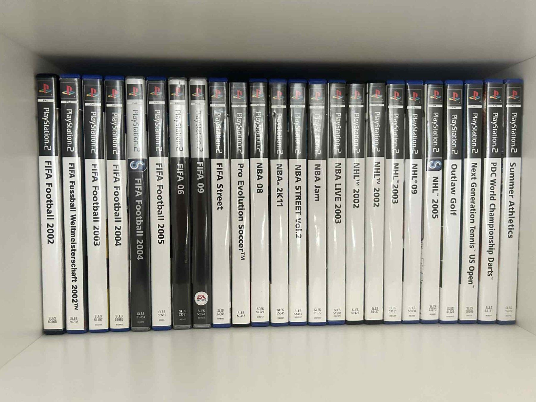 Sony Spiele: 24 PS2 Sportspiele – Gebraucht aus Leuzigen von Retrobase.ch