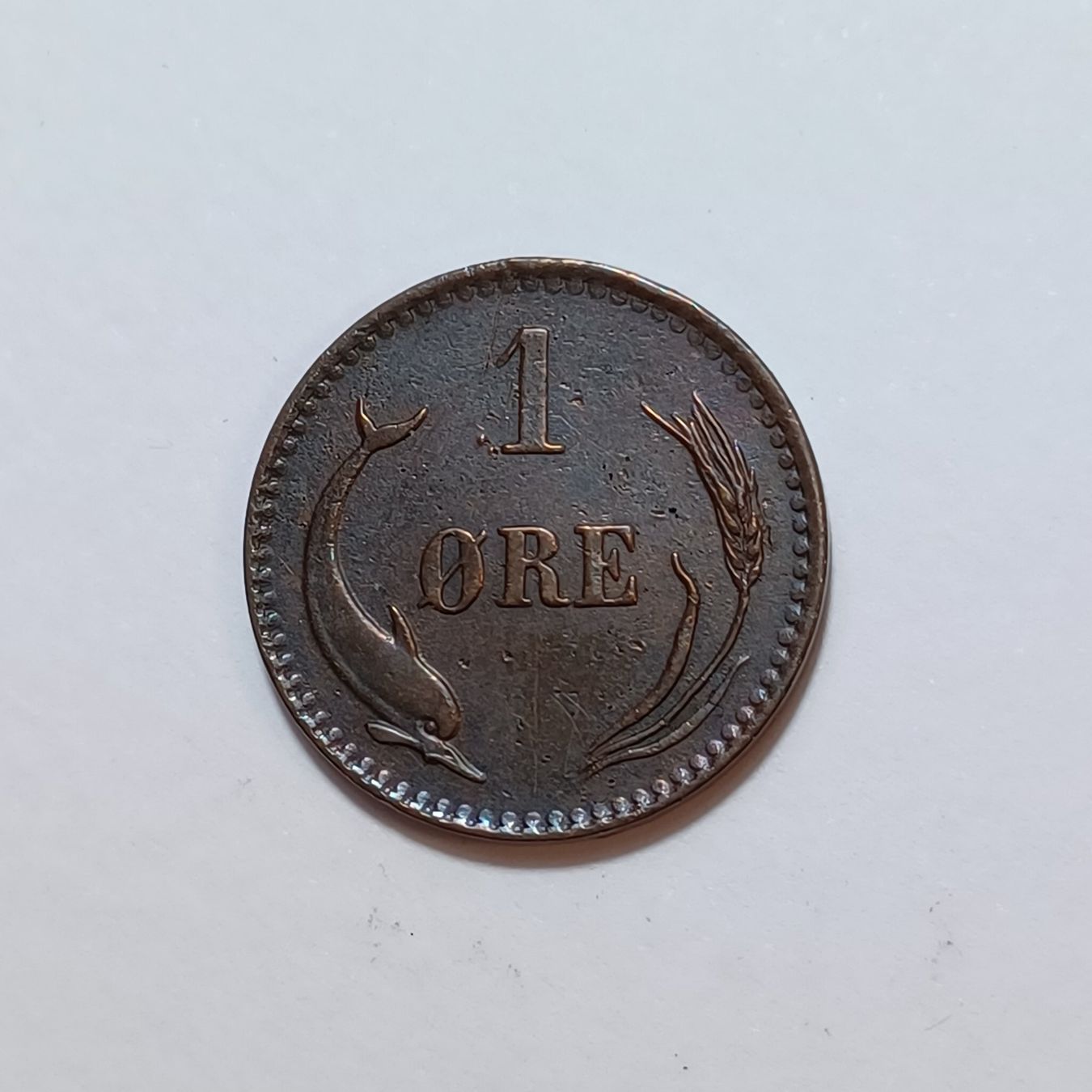 Tutti le monete: 1 Öre 1882 Dänemark – Usato da Pfäffikon ZH venduto da Welt_Muenzen