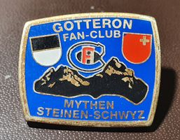 W348B - Pin Eishockey Fan Club Fribourg Gottéron Mythen
