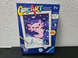 Neu - Ravensburger - CreArt - Malen nach Zahlen - Axolotl