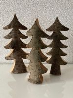 Tannen, 3er Set, Kirschbaumholz, Dekoration, Handarbeit