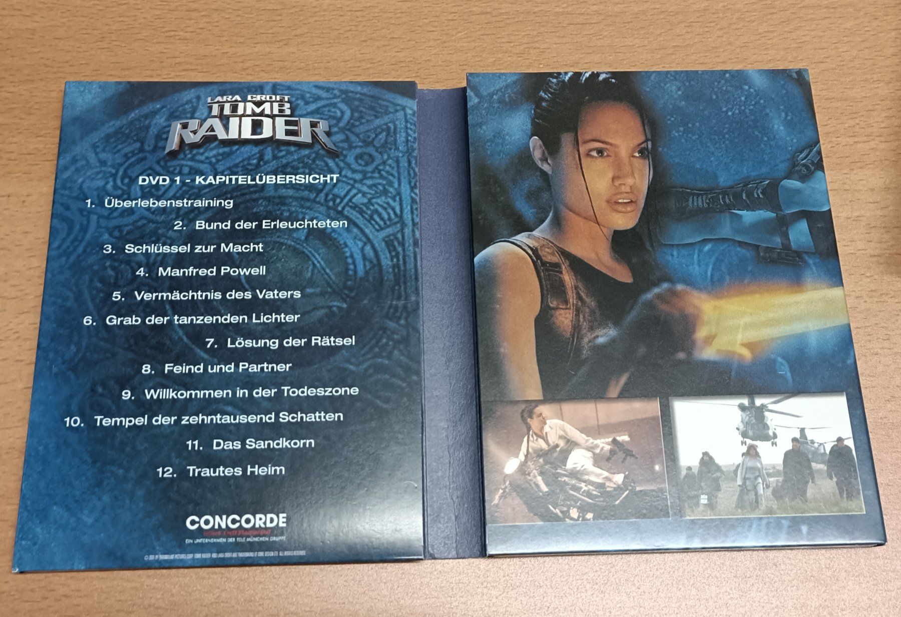 Tutti i DVDs: DVD Tomb Raider, 3 DVDs – Usato da Köniz venduto da Movieportal007 1