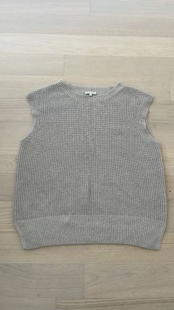 Sommerlicher Strickpullover von Tom tailor in Grau, Gr. S