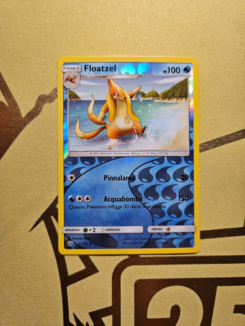 Pokémon Carte collezionabili: Shining Legends - Floatzel – Usato da Bellinzona venduto da Pokemarco