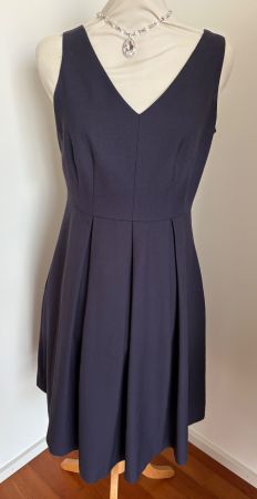 HOBBS London violet Kleid Wolle 10 38 M