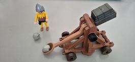 Playmobil Katapult mit Figur -Top Zustand!