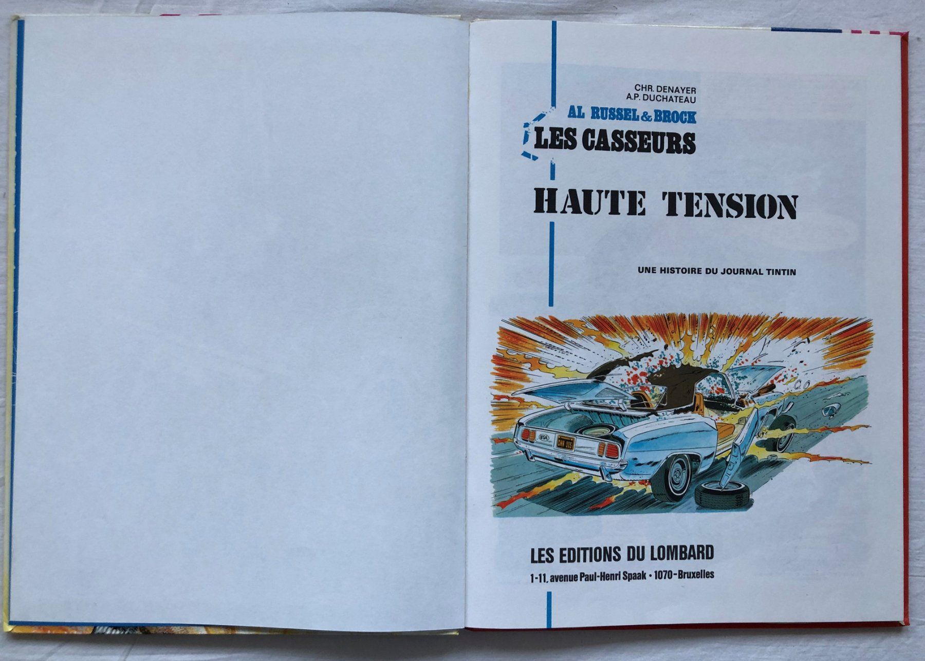 Fumetti: LES CASSEURS - 1 - Haute Tension – Usato da Schaffhausen venduto da durruti 1
