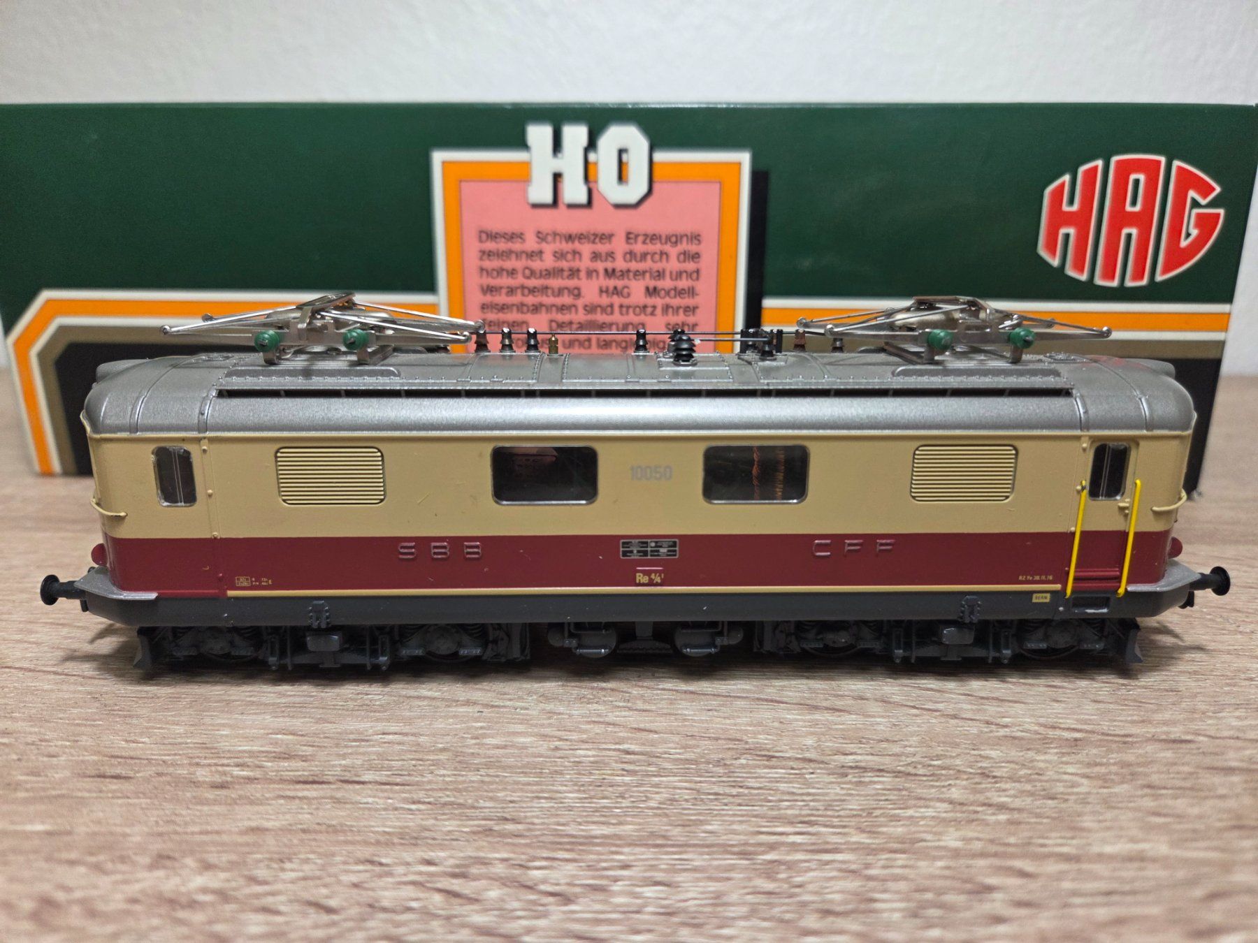 Hag Modellini di ferrovie: Hag 274 E-Lok Re Re 4/4' SBB Digital H0 – Usato da St-Aubin-Sauges venduto da Lo_Go 1