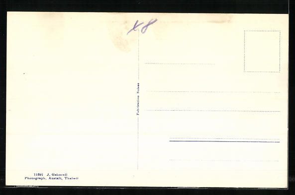 Cartoline postali: AK Erlach, Blick auf das Schloss – Usato da Berlin venduto da bartko-reher 1
