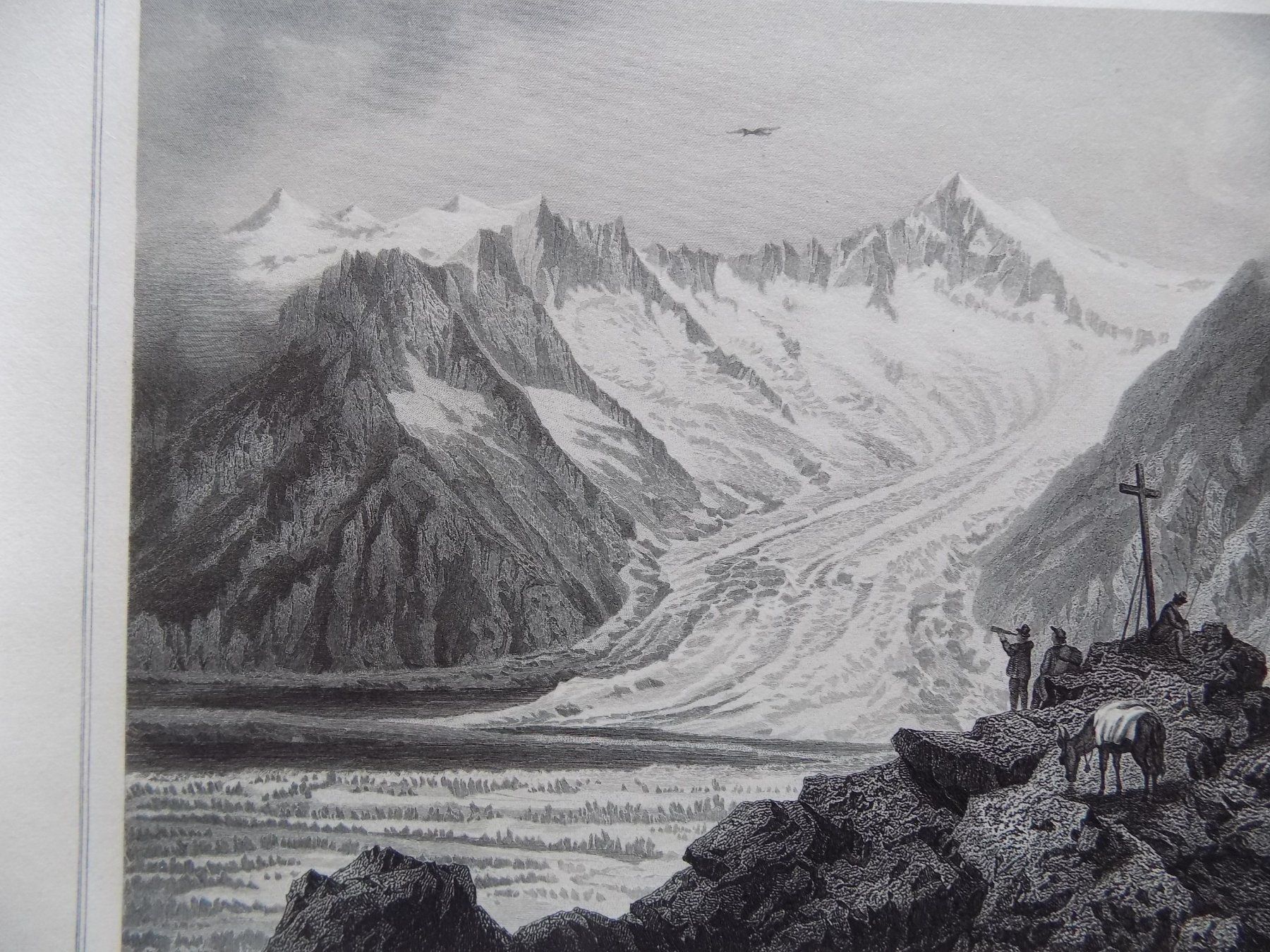 Incisioni: Aletschgletscher von Rohbock – Usato da Risch venduto da Antikfee 2